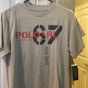 Boys gray short sleeve tshirt with graphic